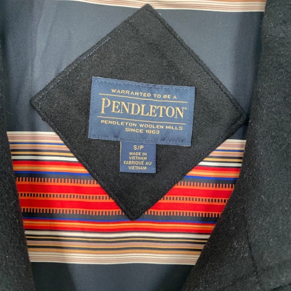 Pendleton Black Wool Coat - Picture 4 of 15